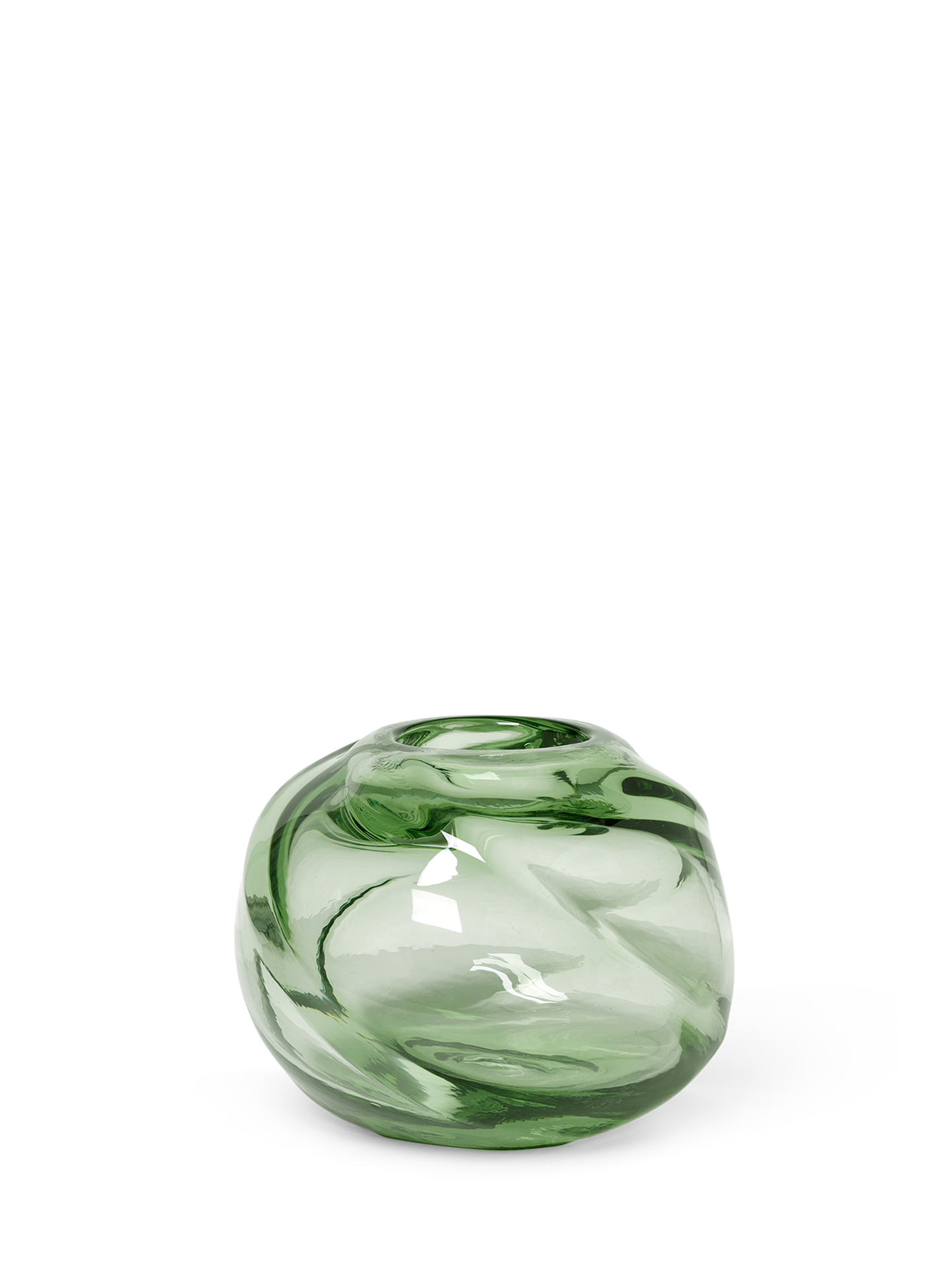 Water Swirl Vase - Round by Ferm Living