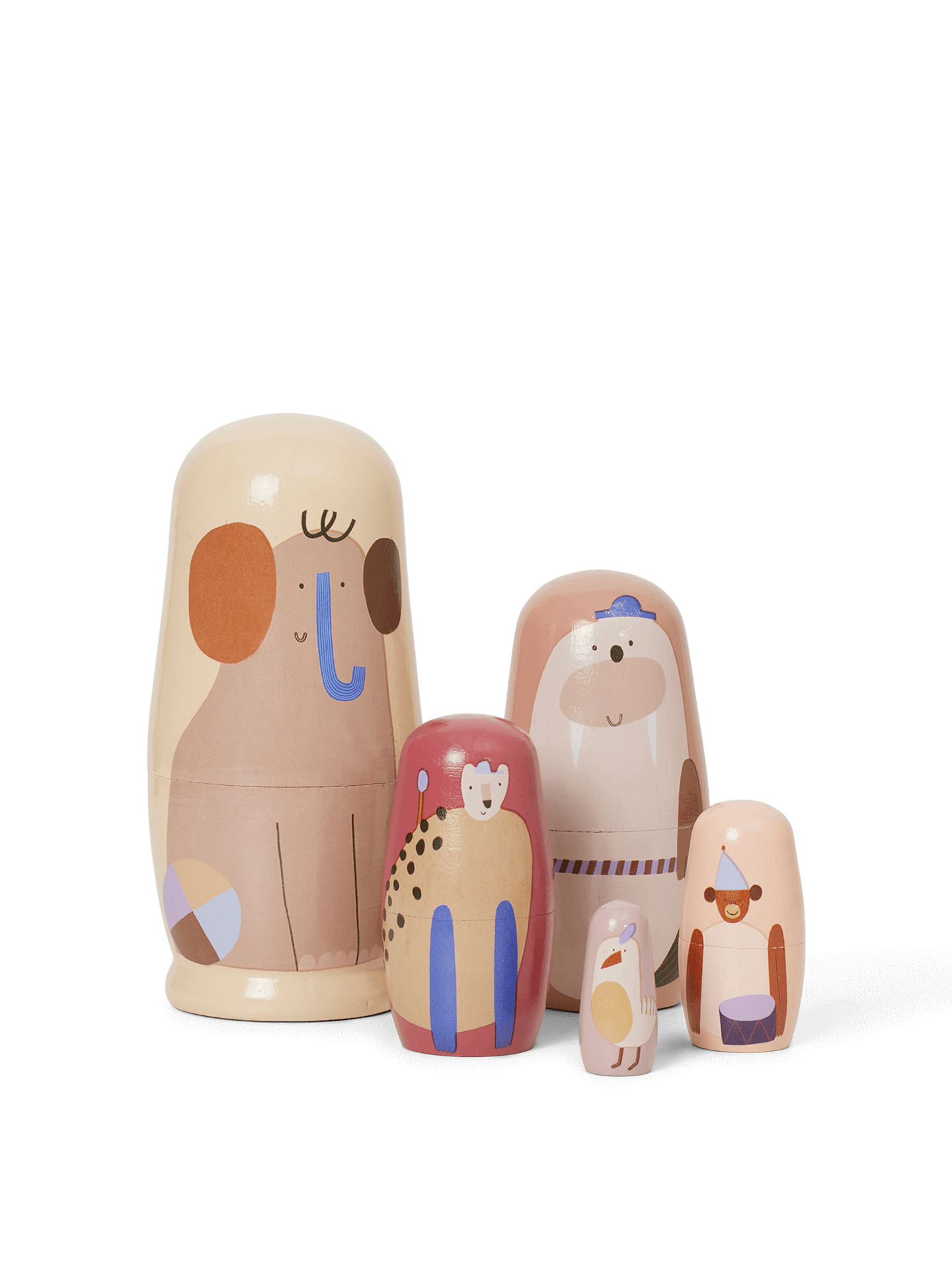 Critter Nesting Dolls by Ferm Living