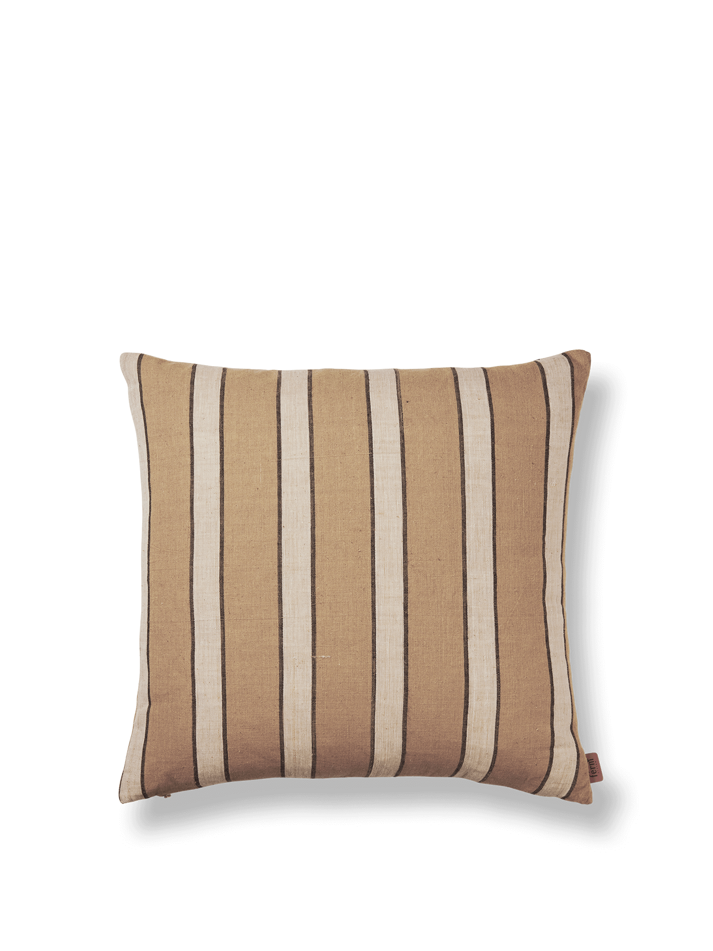 Brown Cotton Cushion by Ferm Living