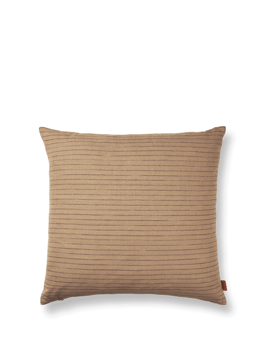 Brown Cotton Cushion by Ferm Living