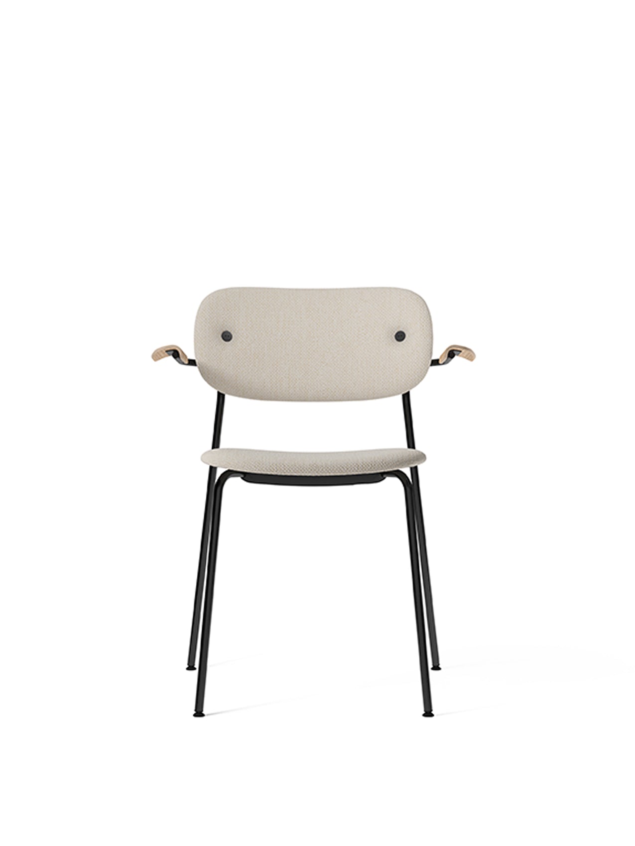 Co Dining Chair, Fully Upholstered With Armrest, Black by Audo Copenhagen