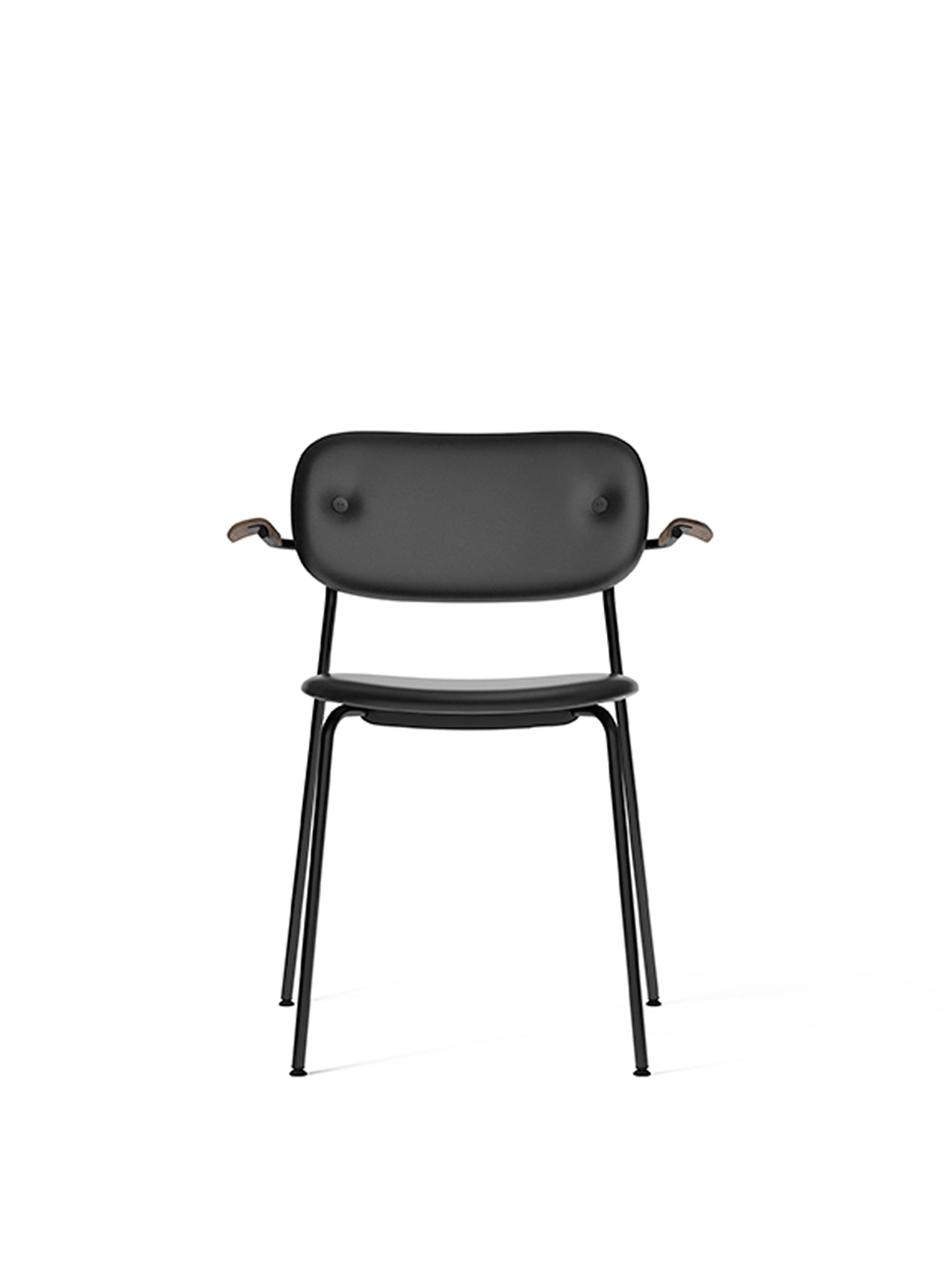 Co Dining Chair, Fully Upholstered With Armrest, Black by Audo Copenhagen