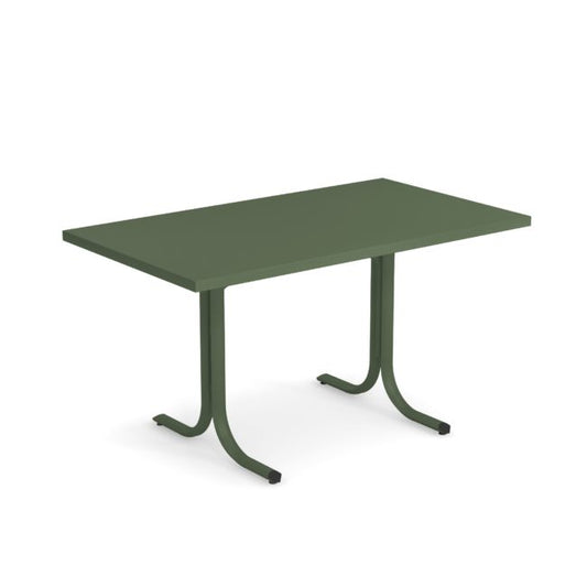 Table System Square border collapsible table 80x140 by Emu