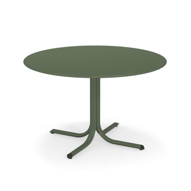 Table System Round border table d117 by Emu