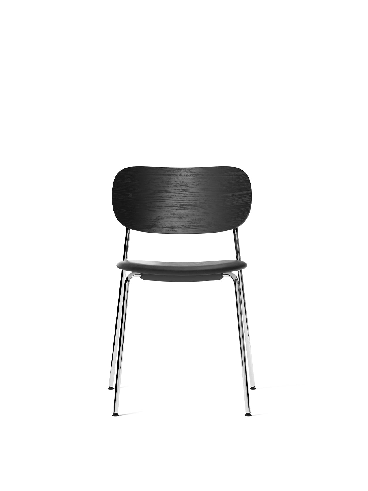 Co Dining Chair, Upholstered Seat, Chrome by Audo Copenhagen