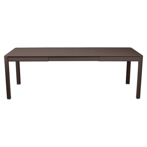 RIBAMBELLE TABLE WITH 2 EXTENSIONS 149/234 X 100 CM by Fermob #RUSSET