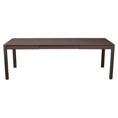 RIBAMBELLE TABLE WITH 2 EXTENSIONS 149/234 X 100 CM by Fermob #RUSSET