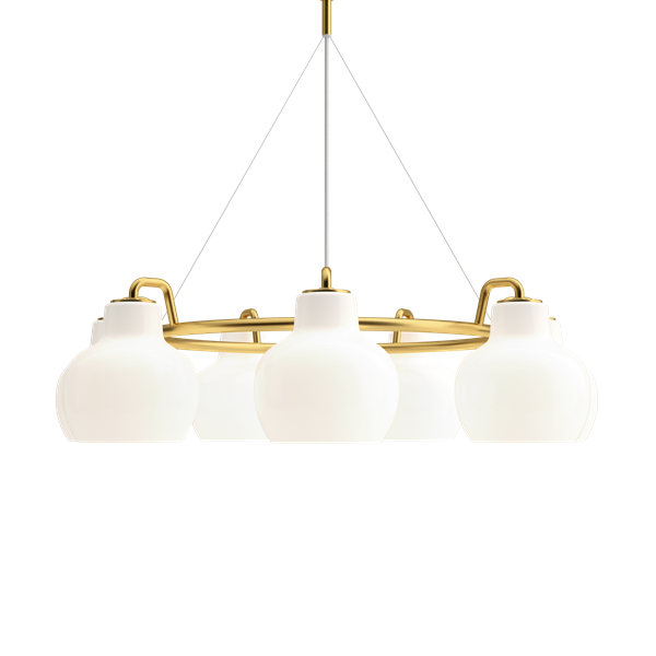 VL Ring Crown 7 Chandelier Lamp by Louis Poulsen