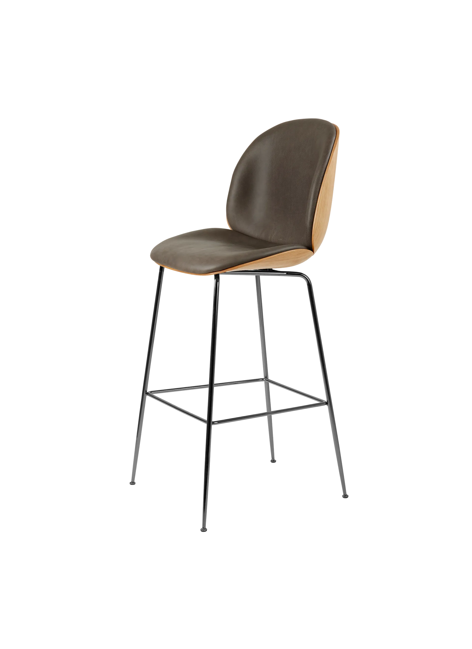 BEETLE BAR CHAIR - 3D Veneer - Front Upholstered by Gubi