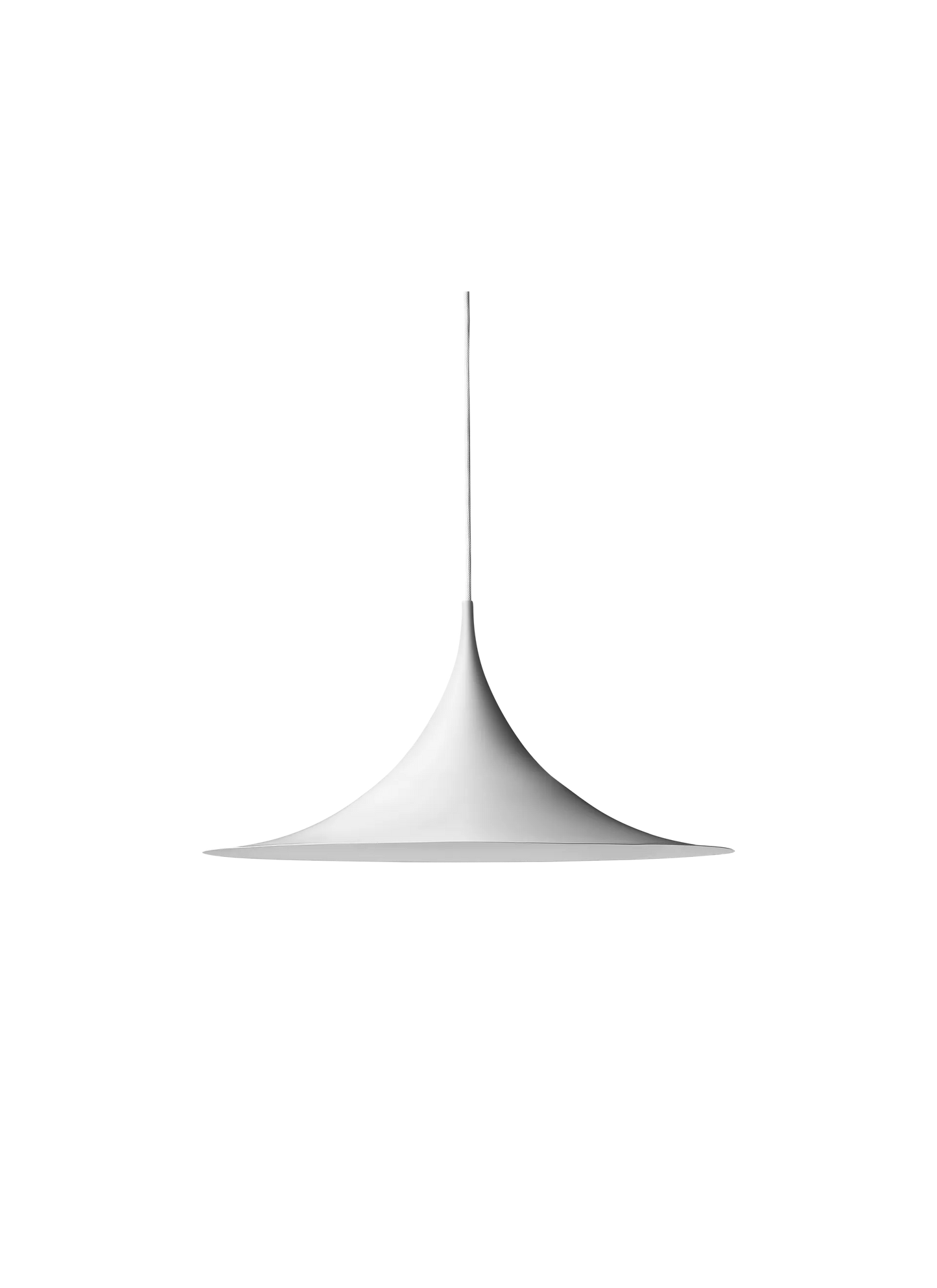 SEMI PENDANT by Gubi #Ø47 cm/White Semi Matt