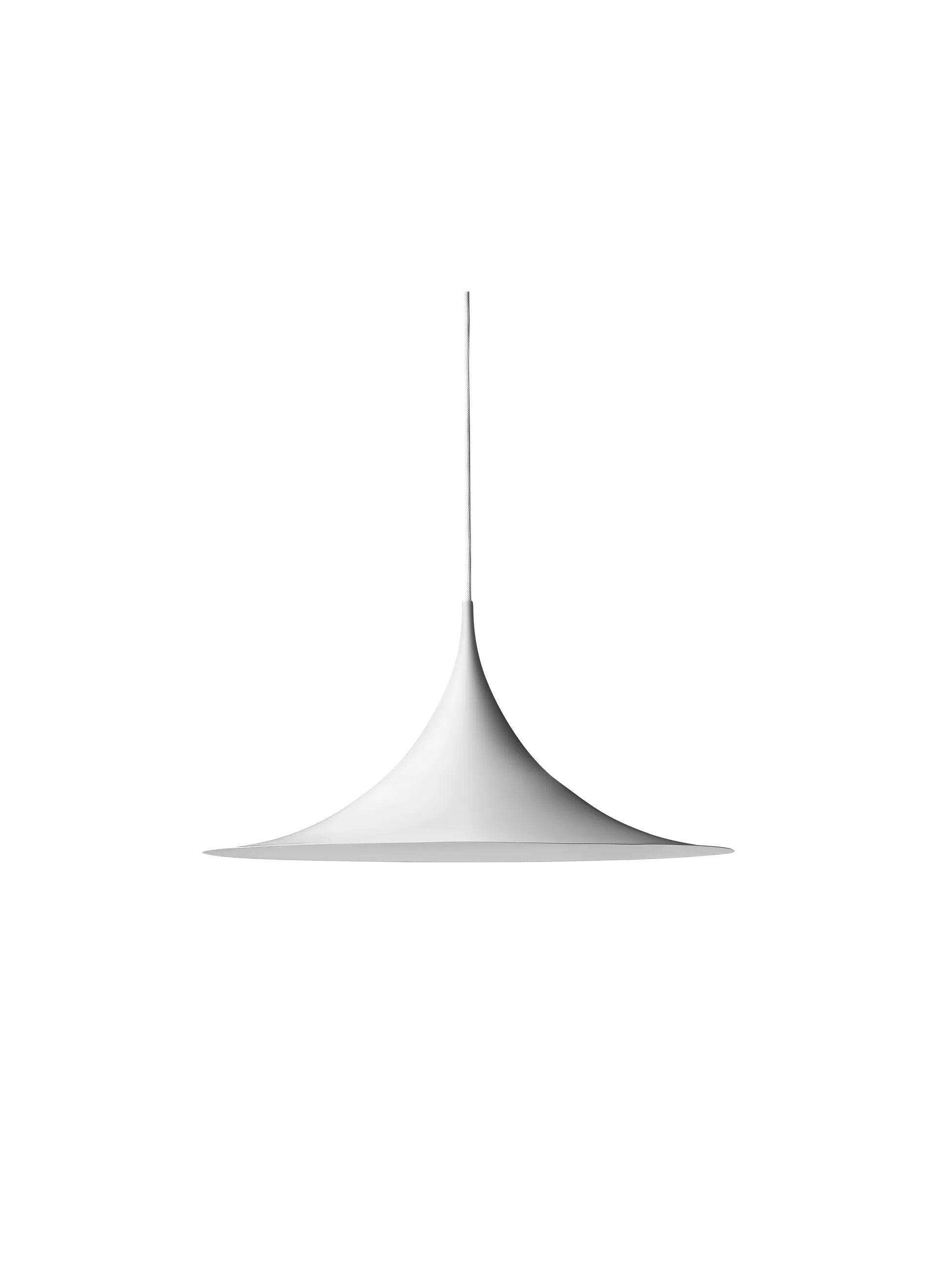 SEMI PENDANT by Gubi #Ø47 cm/White Semi Matt