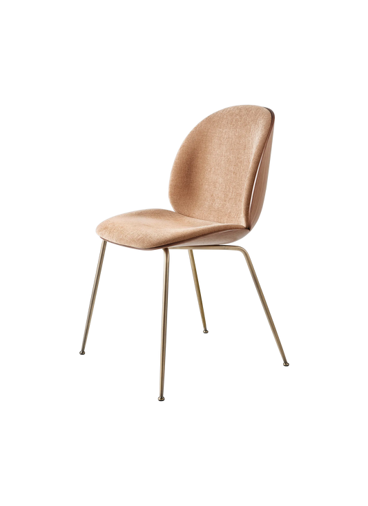 BEETLE DINING CHAIR - 3D Veneer - Front Upholstered by Gubi