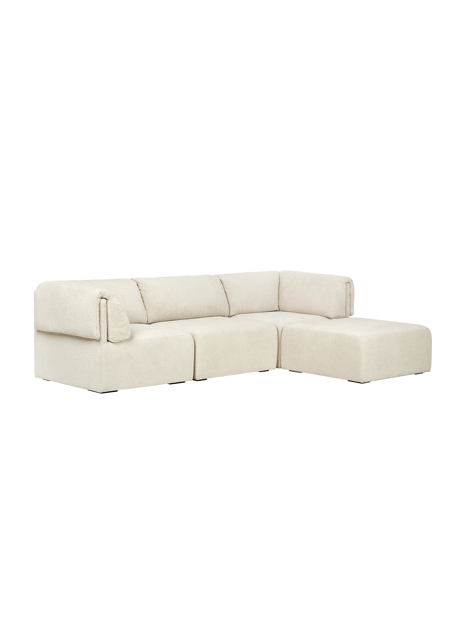 WONDER SOFA - 3-seater with Chaise Longue by Gubi