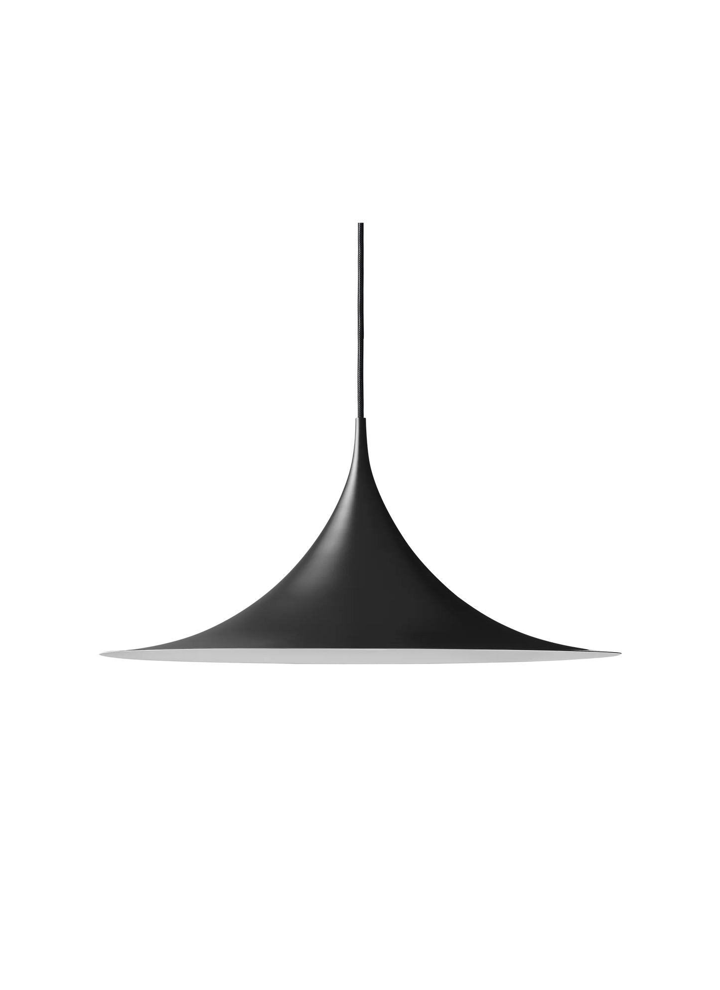 SEMI PENDANT by Gubi #Ø60 cm/Black Semi Matt