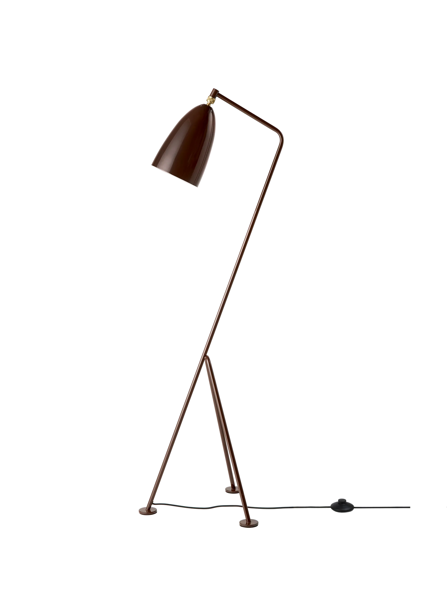 GRÄSHOPPA FLOOR LAMP by Gubi #Walnut Brown Glossy