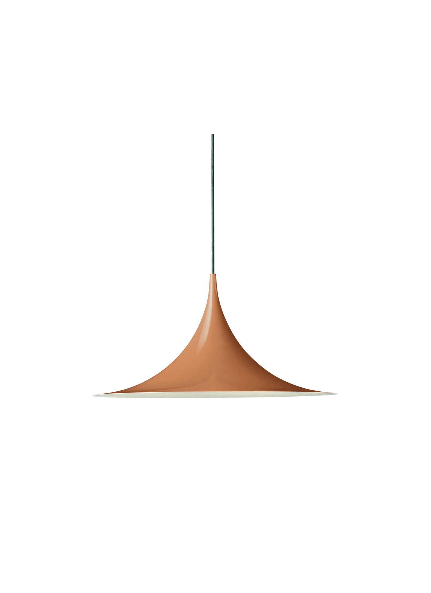 SEMI PENDANT by Gubi #Ø47 cm/Roasted Pumpkin Glossy