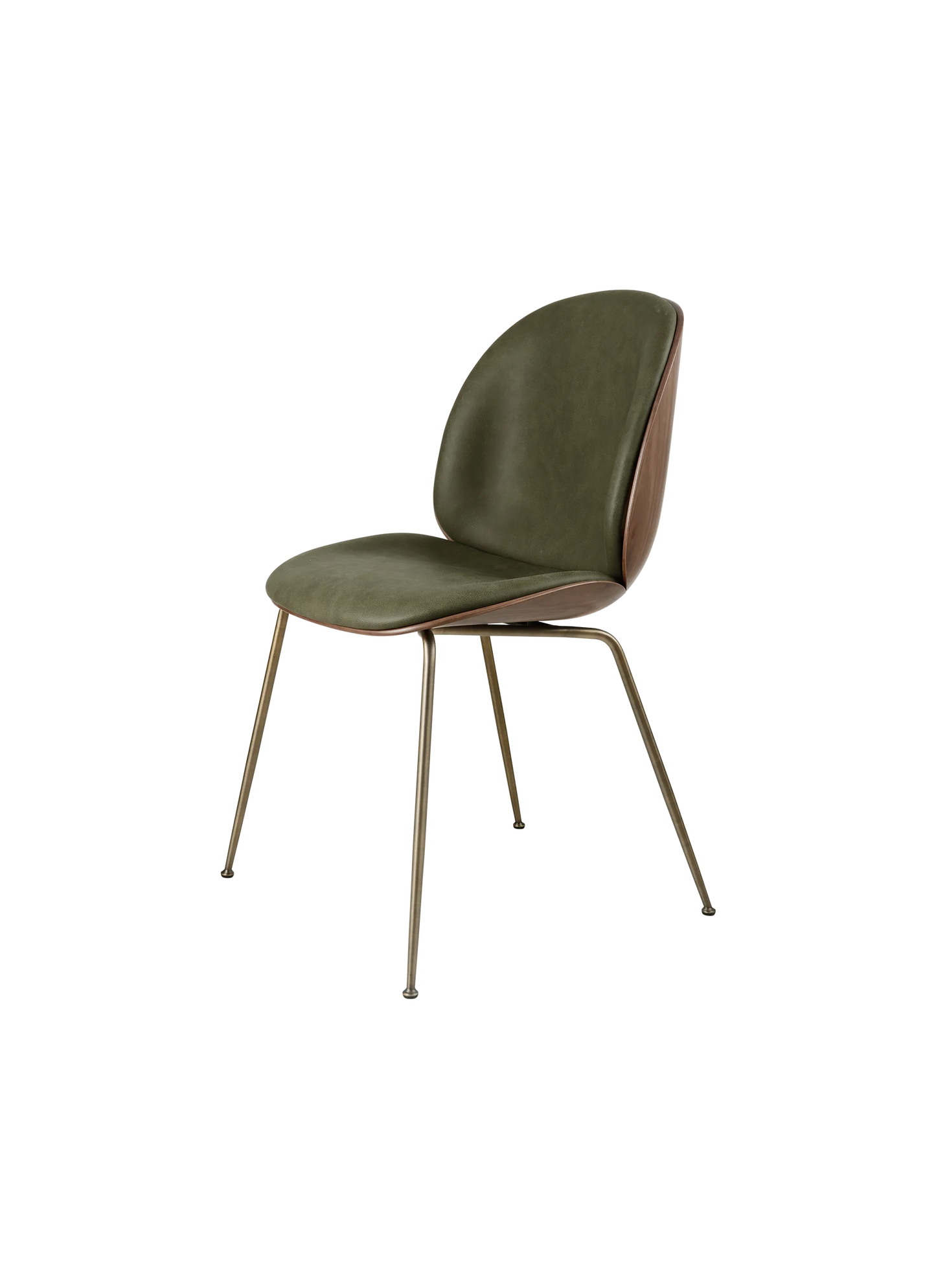 BEETLE DINING CHAIR - 3D Veneer - Front Upholstered by Gubi