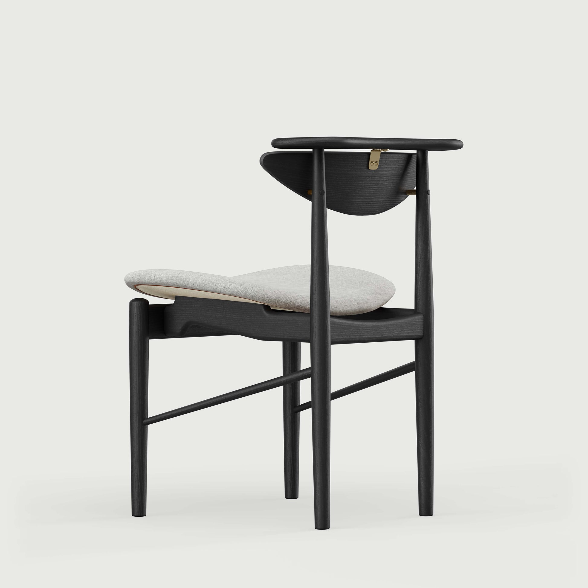 THE READING CHAIR by House of Finn Juhl #Oak Black Painted  / Remix | 123