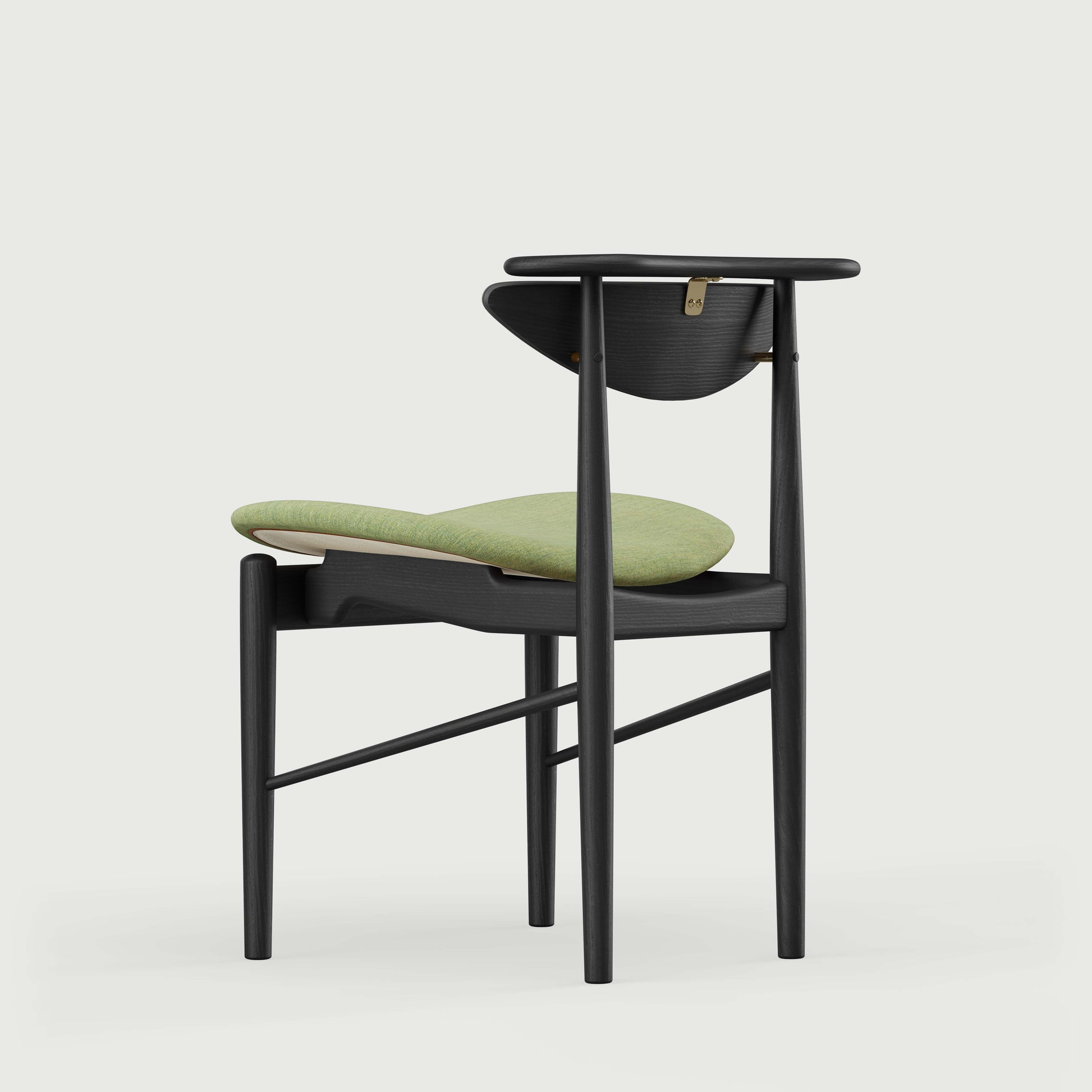 THE READING CHAIR by House of Finn Juhl #Oak Black Painted  / Remix | 933