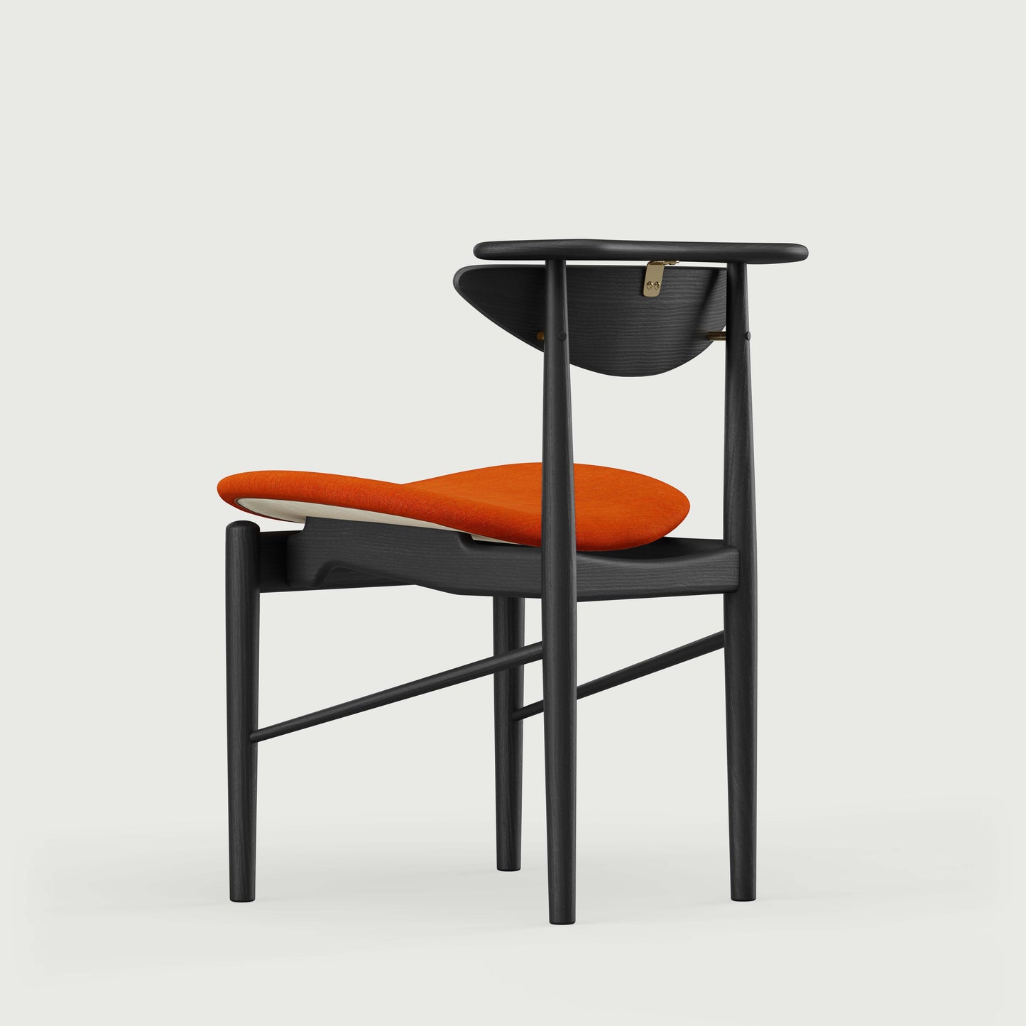 THE READING CHAIR by House of Finn Juhl #Oak Black Painted  / Remix | 443