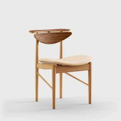 THE READING CHAIR by House of Finn Juhl #Oak Dark Oil / Walnut  / Vegetal | 90 | Uncoloured 