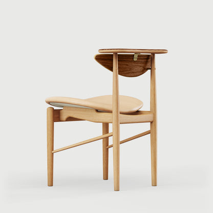 THE READING CHAIR by House of Finn Juhl #Oak Dark Oil / Walnut  / Vegetal | 90 | Uncoloured 