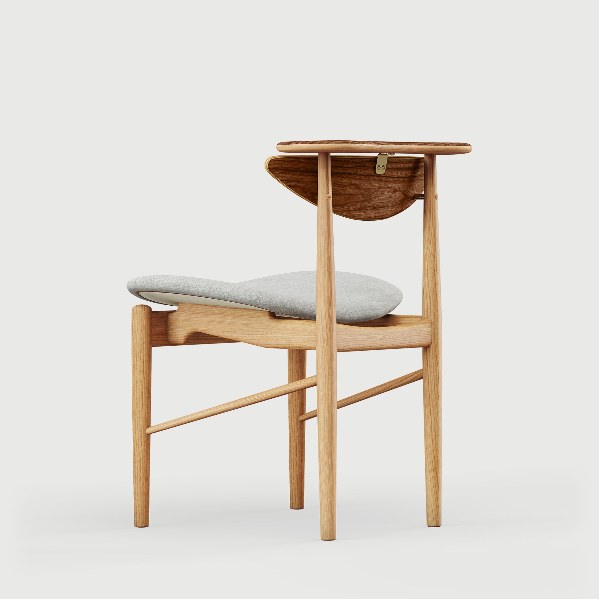 THE READING CHAIR by House of Finn Juhl #Oak Dark Oil / Walnut  / Remix | 123