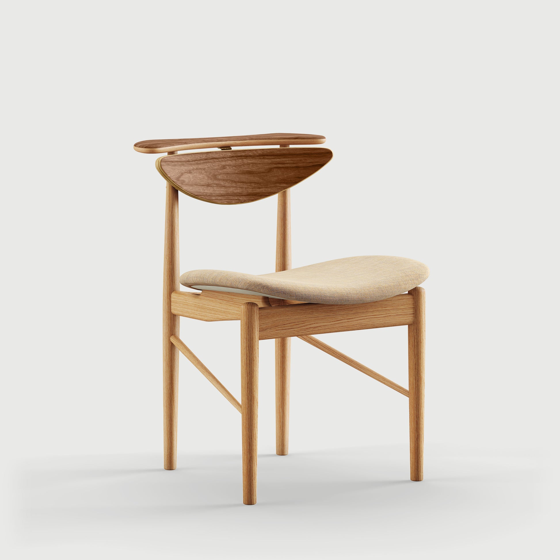 THE READING CHAIR by House of Finn Juhl #Oak Dark Oil / Walnut  / Remix | 242