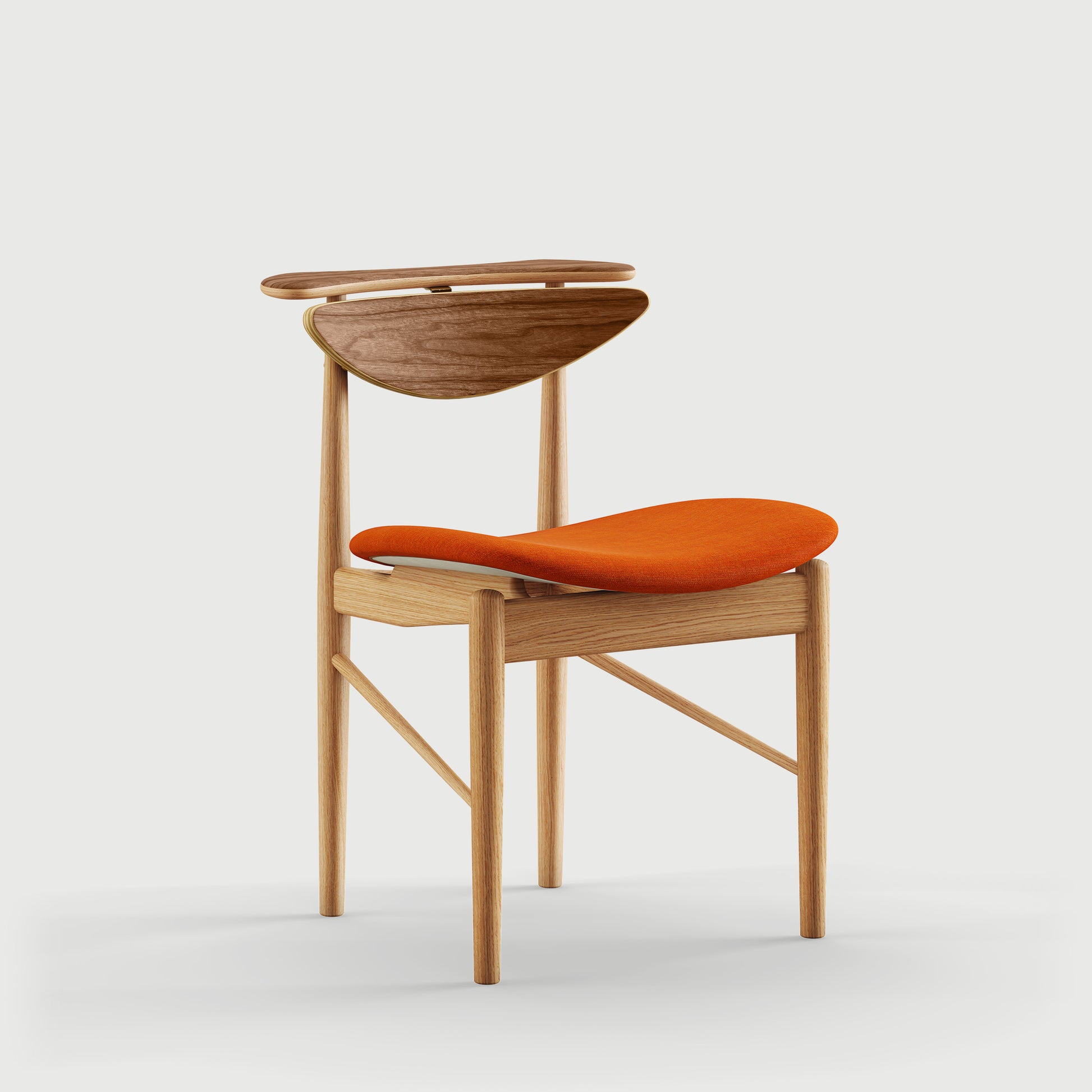 THE READING CHAIR by House of Finn Juhl #Oak Dark Oil / Walnut  / Remix | 443