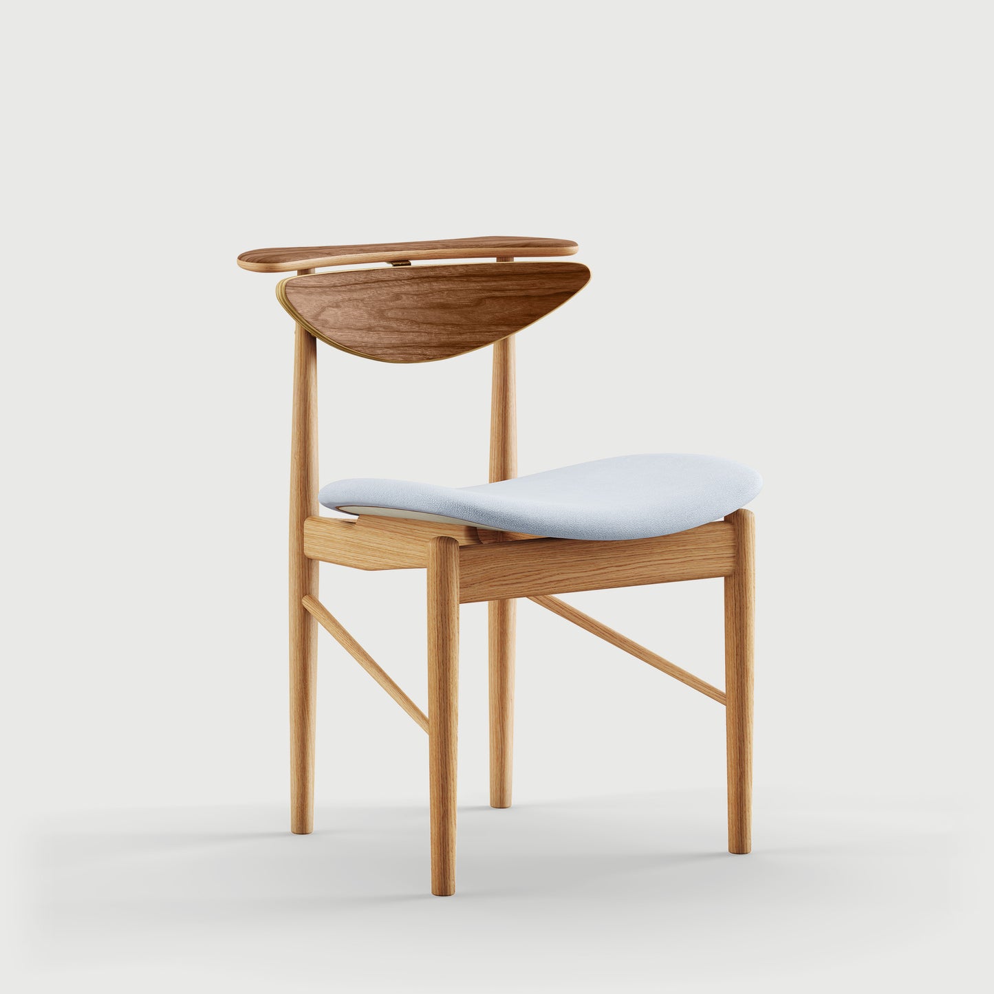 THE READING CHAIR by House of Finn Juhl #Oak Dark Oil / Walnut  / Vidar | 723