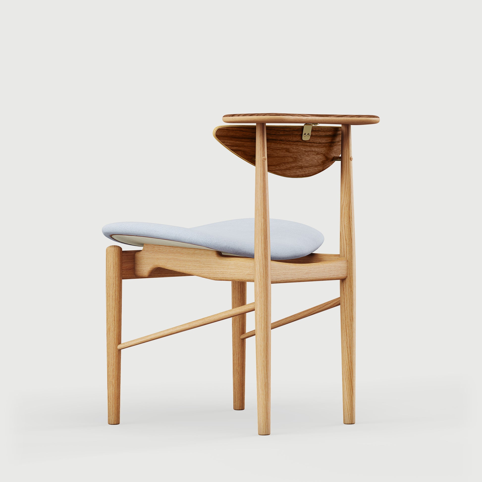 THE READING CHAIR by House of Finn Juhl #Oak Dark Oil / Walnut  / Vidar | 723