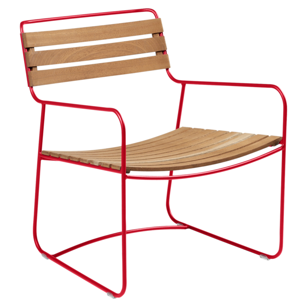 SURPRISING TEAK LOW ARMCHAIR by Fermob