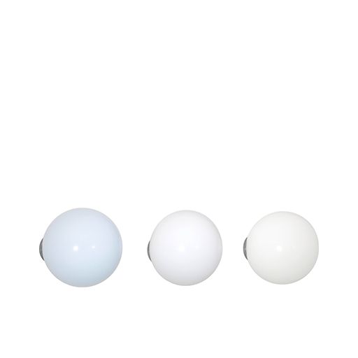 Coat Dots Set wooden ball Coat hook by Vitra #white