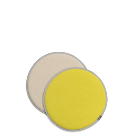 Seat Dots by Vitra #yellow/pastel green - parchment/cream white