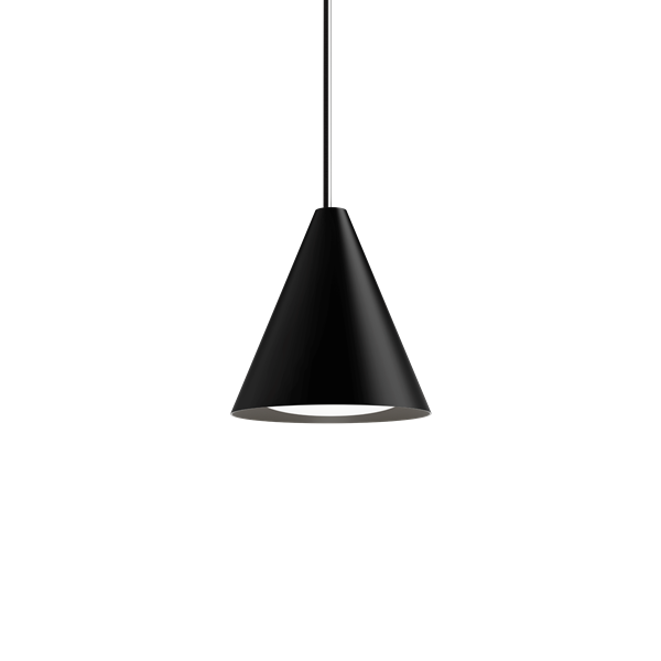 Keglen 250 Interior suspended Lamp by Louis Poulsen #Black