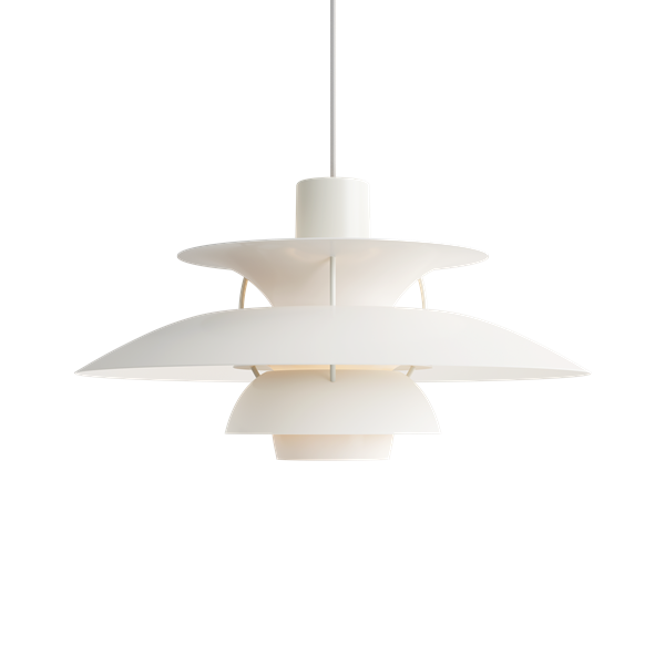 PH 5 Pendant Lamp by Louis Poulsen #Monochrome white