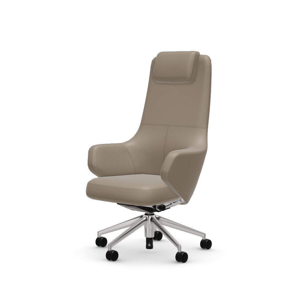 Grand Executive Highback by Vitra #Leather Premium F/sand