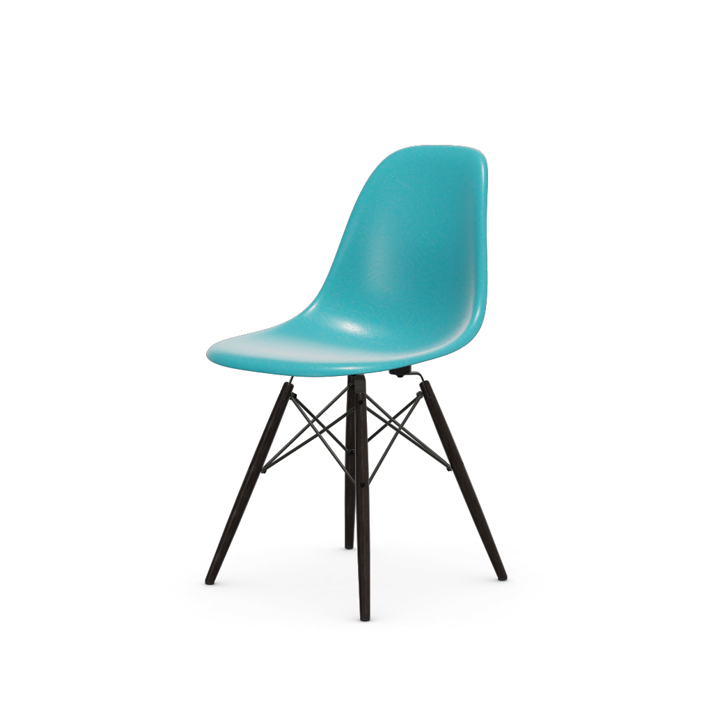 Eames Fiberglass Side Chair turquoise by Vitra