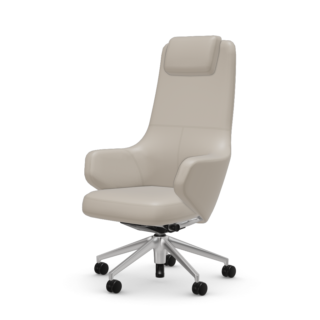 Grand Executive Highback by Vitra #Leather/clay