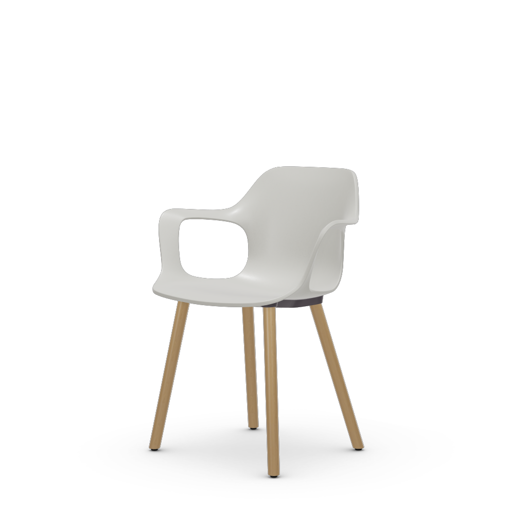 HAL RE Armchair Wood (without seat upholstery) by Vitra