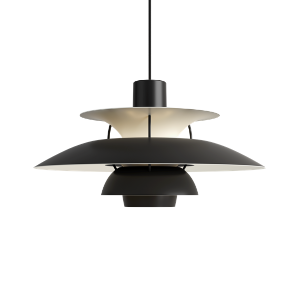 PH 5 Pendant Lamp by Louis Poulsen #Monochrome black