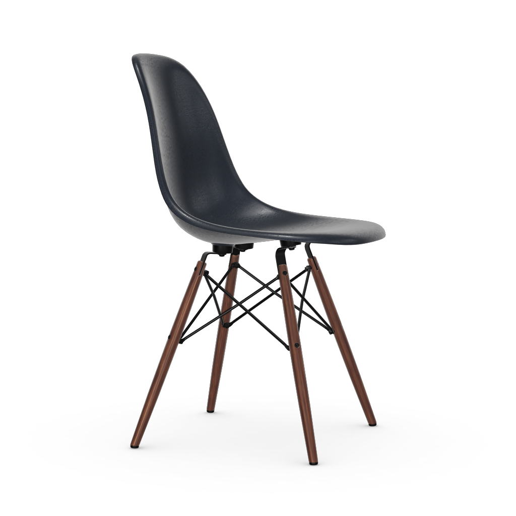 Eames Fiberglass Side Chair DSW (without upholstery) by Vitra