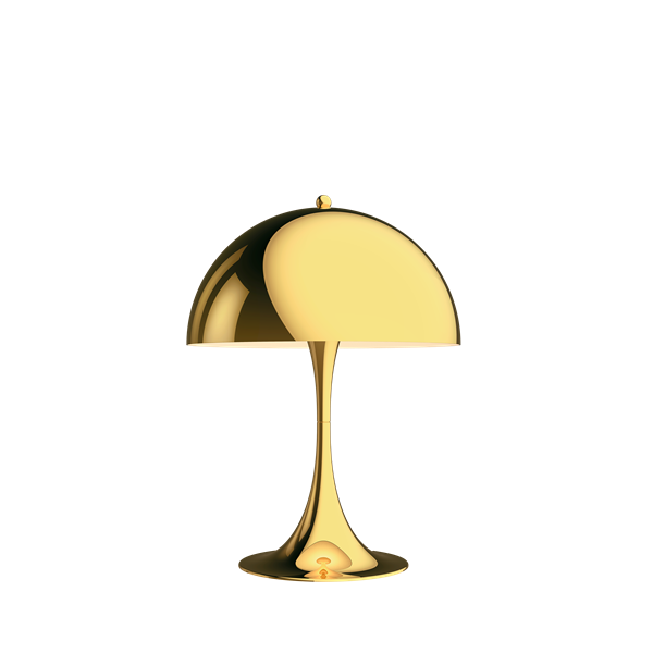 Panthella 320 Table Lamp by Louis Poulsen #Brass metallised