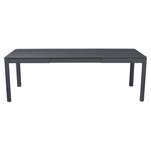 RIBAMBELLE TABLE WITH 2 EXTENSIONS 149/234 X 100 CM by Fermob #ANTHRACITE