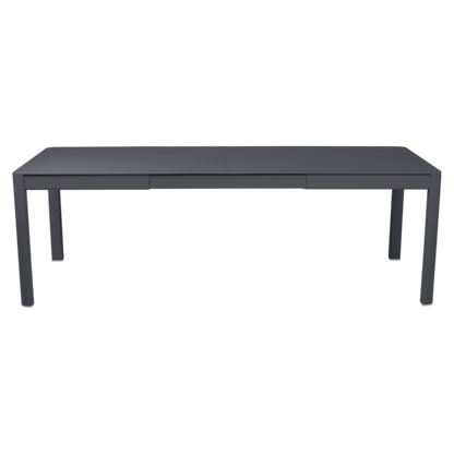 RIBAMBELLE TABLE WITH 2 EXTENSIONS 149/234 X 100 CM by Fermob #ANTHRACITE