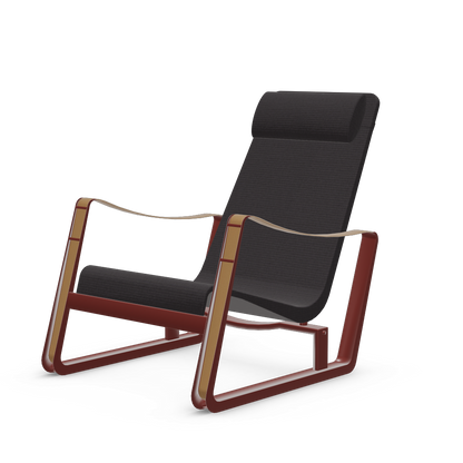 Cite Lounge Chair (Japanese red powder-coated (smooth)) by Vitra