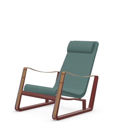 Cite Lounge Chair (Japanese red powder-coated (smooth)) by Vitra