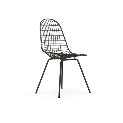 Wire Chair DKX (without upholstery) by Vitra #coated (new height) basic dark