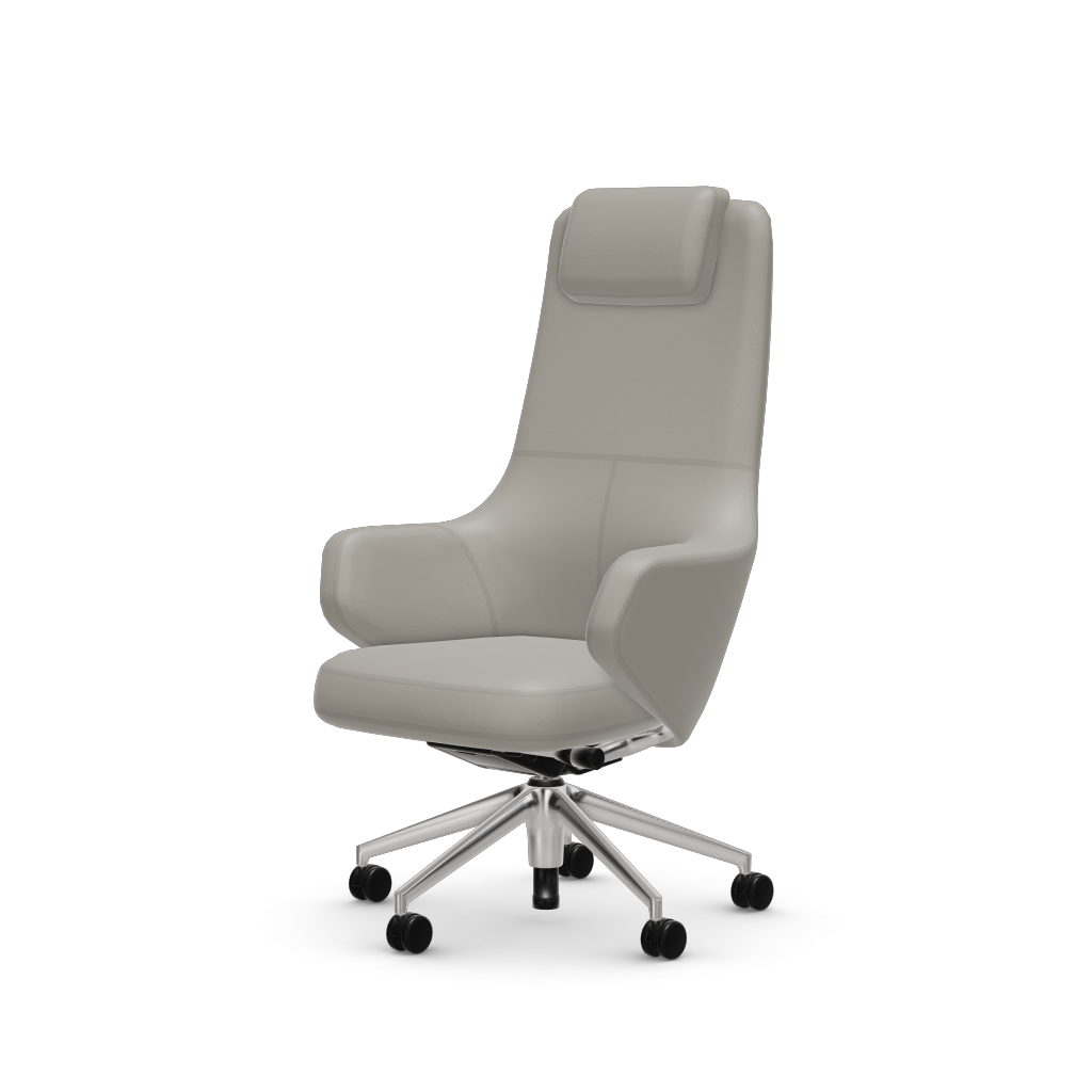 Grand Executive Highback by Vitra #Leather Premium F/cement