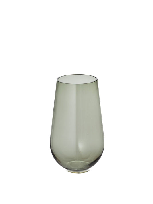 Echasse Vase, S, Smoke, Glass, 1 Pc by Audo Copenhagen